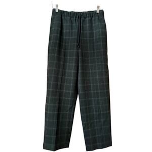 The Group Babaton pull on ankle pants S plaid